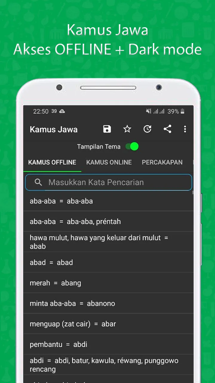 Kamus Jawa Lengkap (Offline) | Indus Appstore | Screenshot