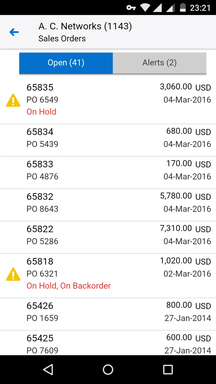 Sales Orders for EBS | Indus Appstore | Screenshot