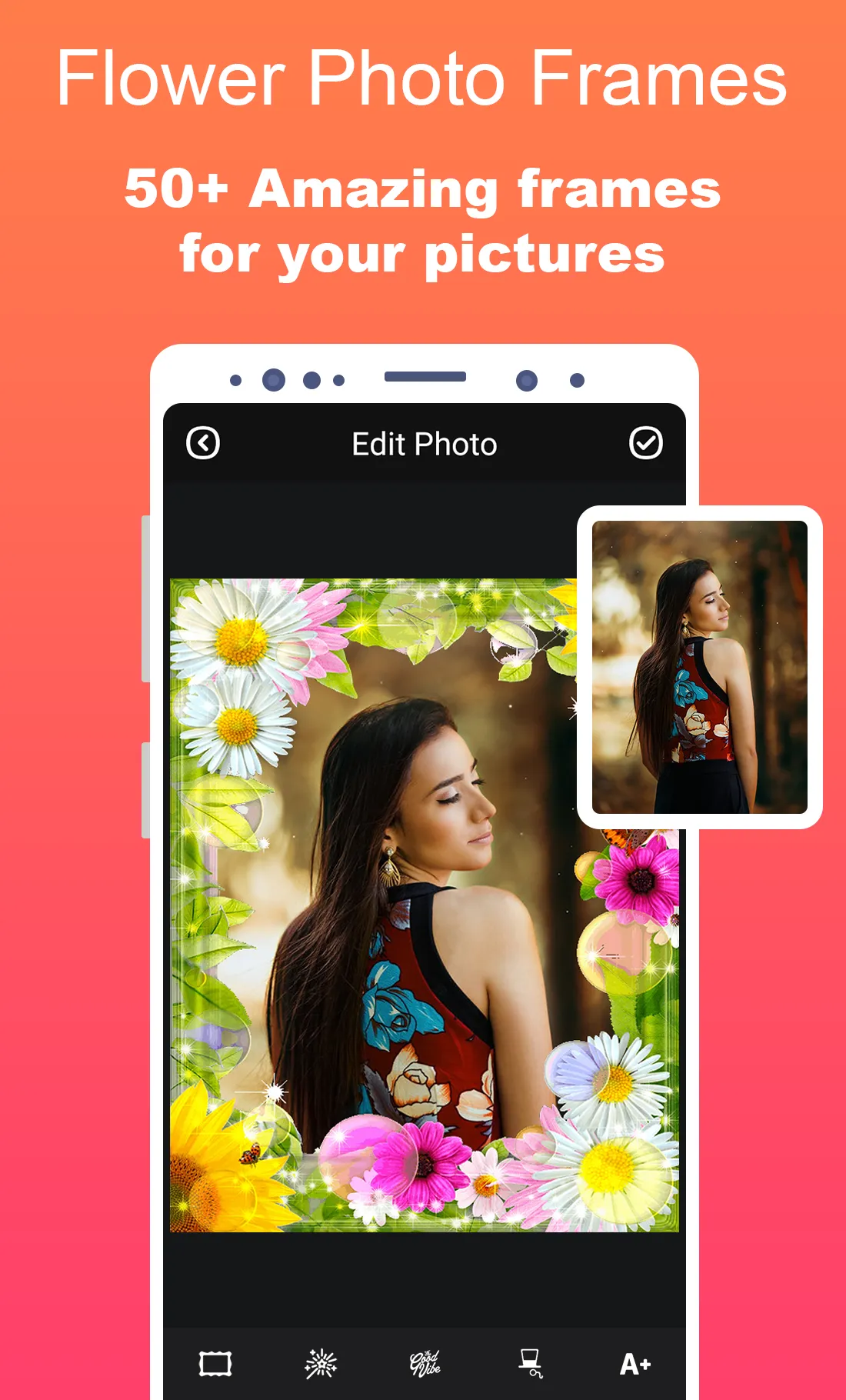 Flowers Frames Photo Editor | Indus Appstore | Screenshot