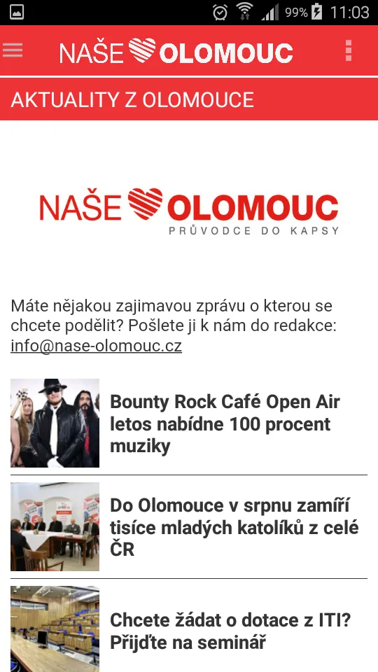 Naše Olomouc | Indus Appstore | Screenshot