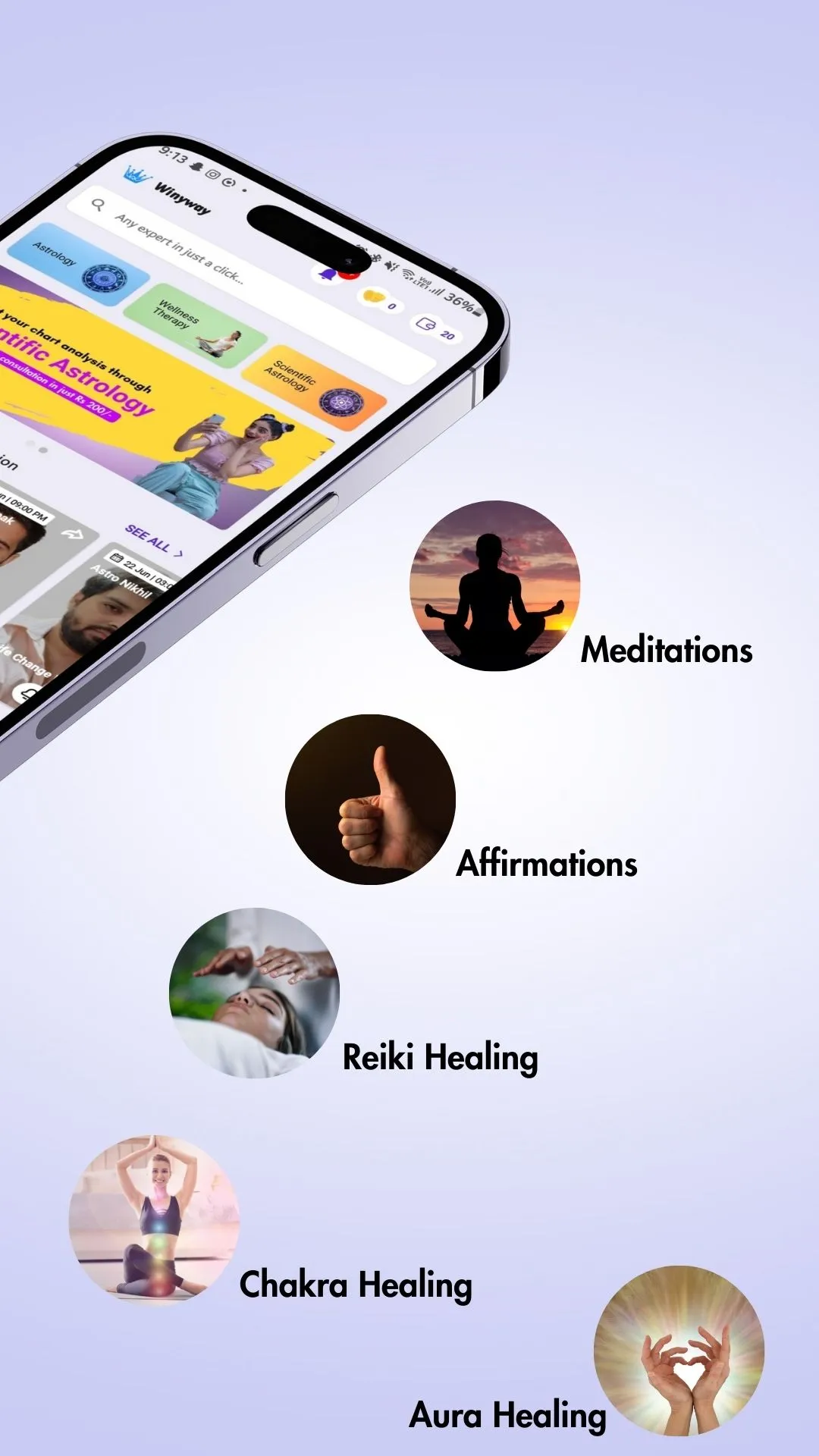 Winyway- Spiritual Wellness | Indus Appstore | Screenshot