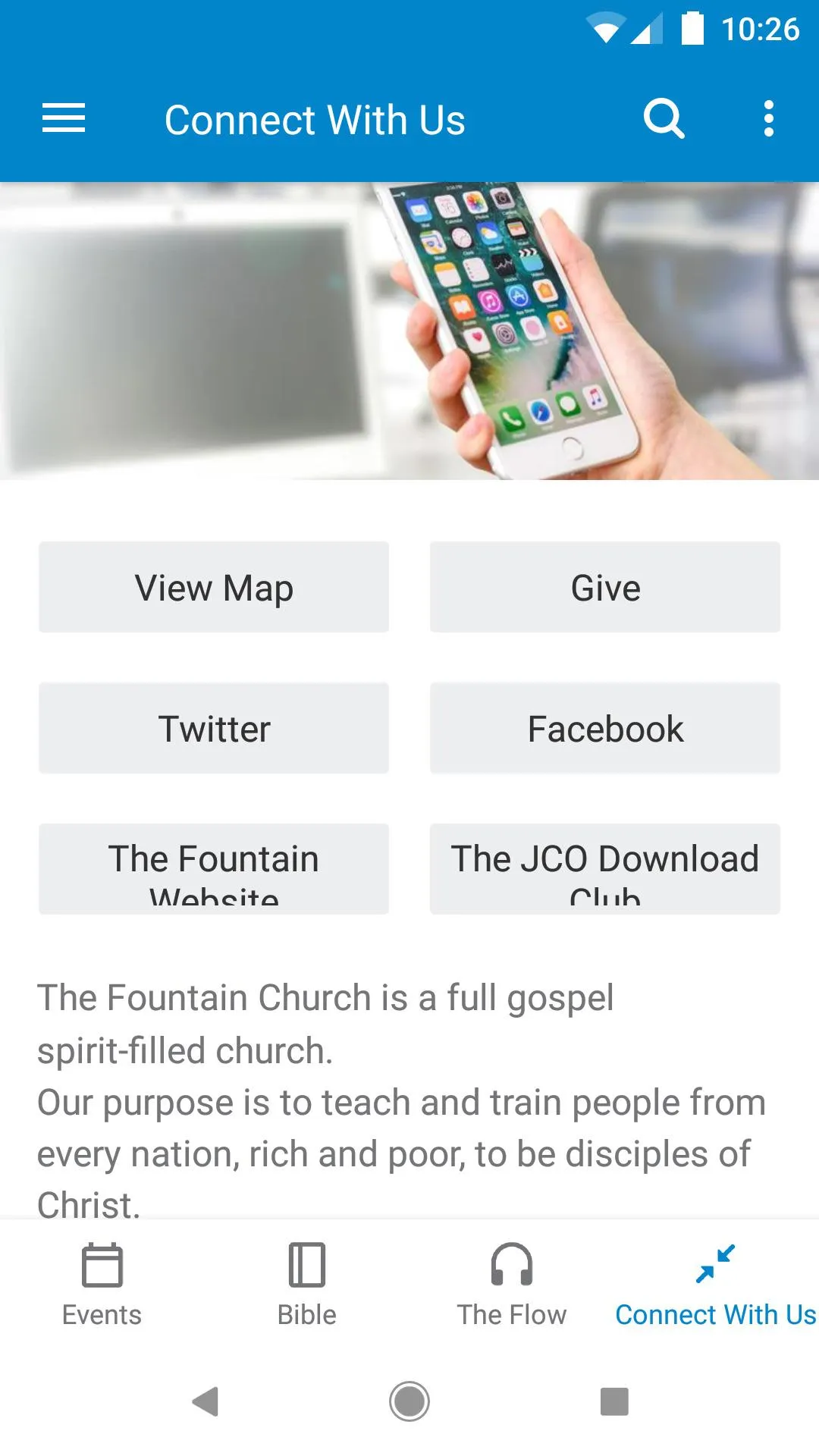 The Fountain Church App | Indus Appstore | Screenshot