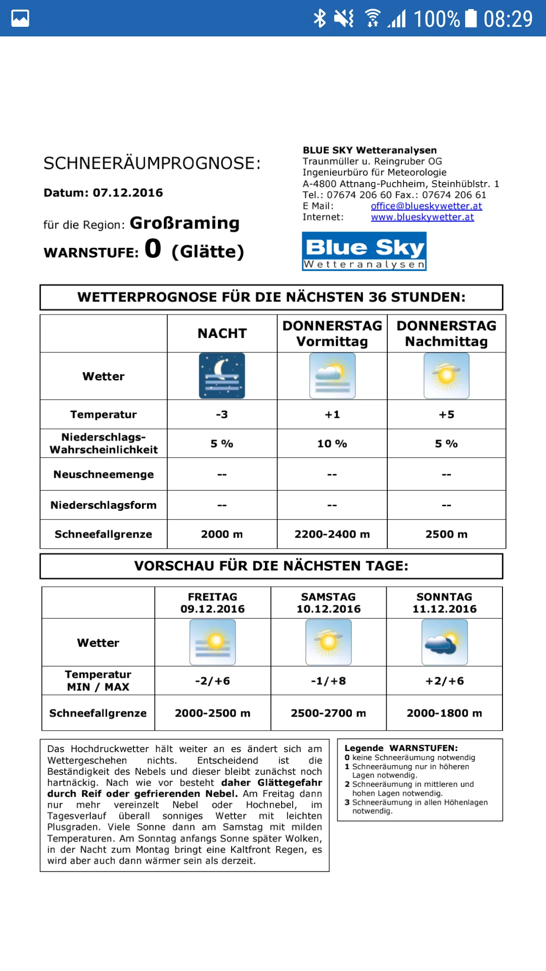 SnowAlarm für Winterdienste | Indus Appstore | Screenshot