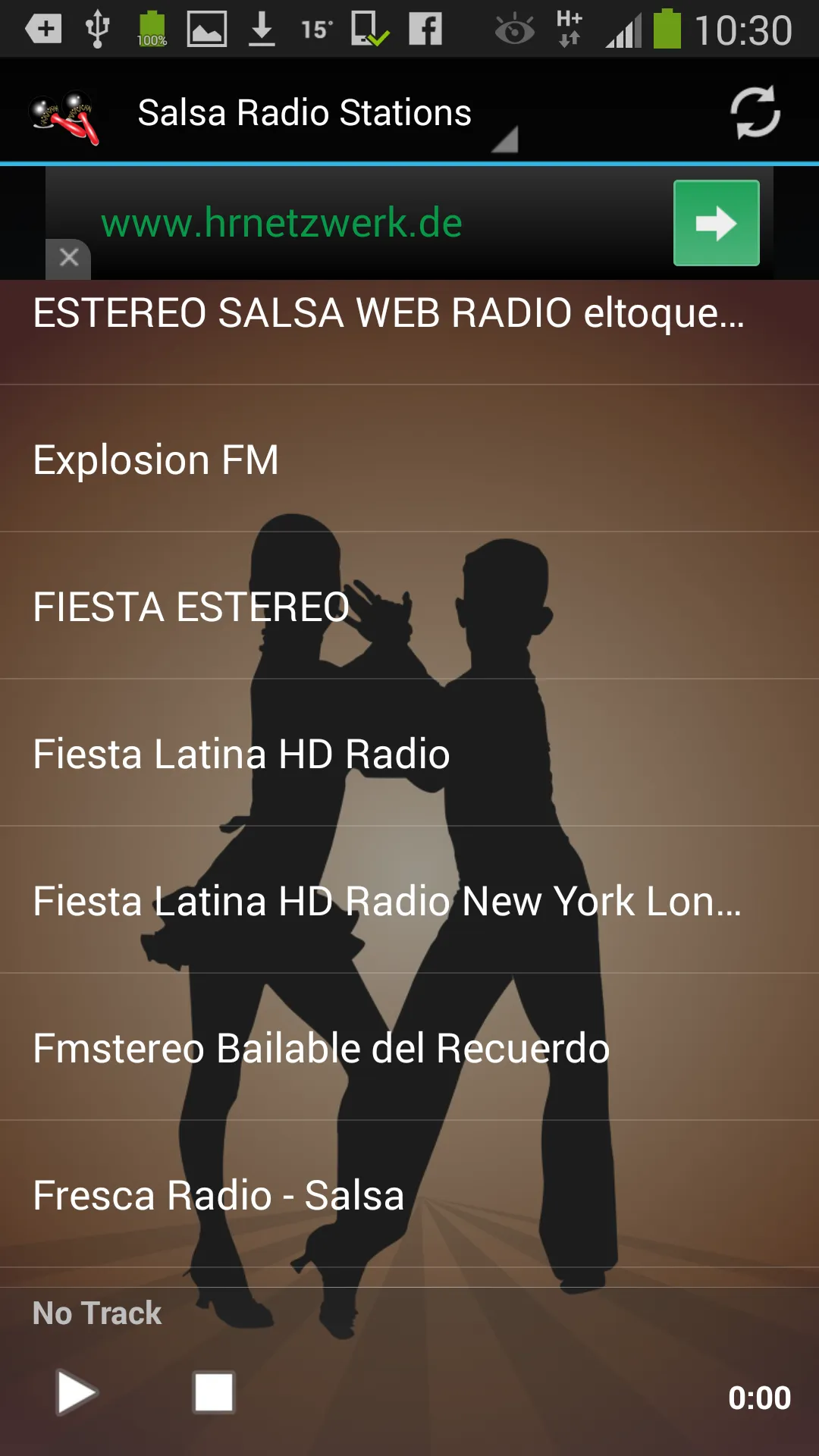 Salsa Music Radio Stations | Indus Appstore | Screenshot