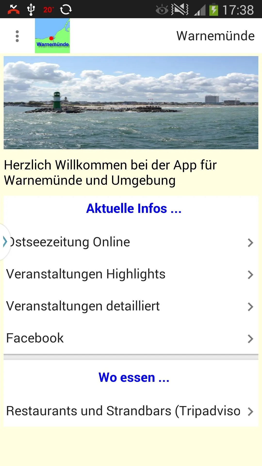 Warnemünde App für den Urlaub | Indus Appstore | Screenshot