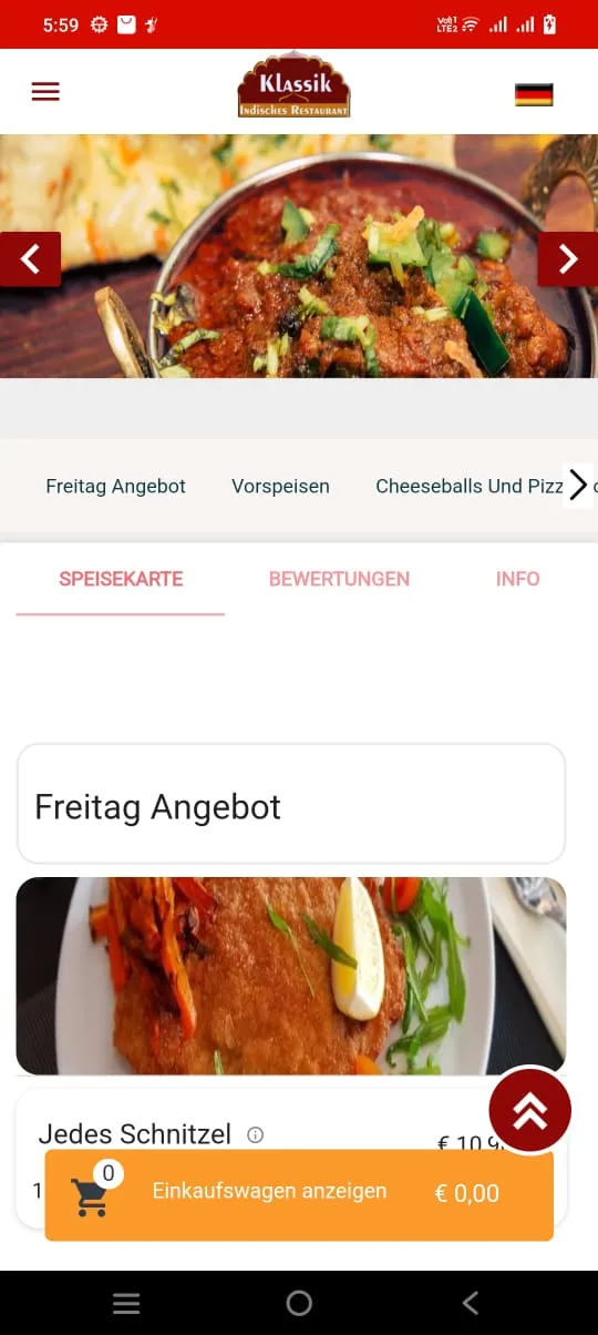 Klassik Restaurant Oberstein | Indus Appstore | Screenshot