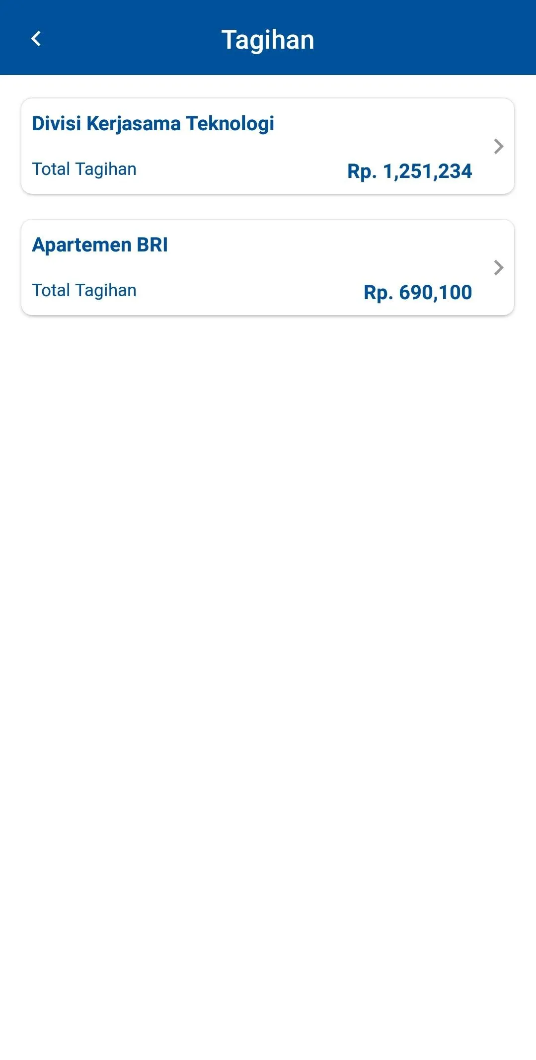 BRI Smart Billing | Indus Appstore | Screenshot