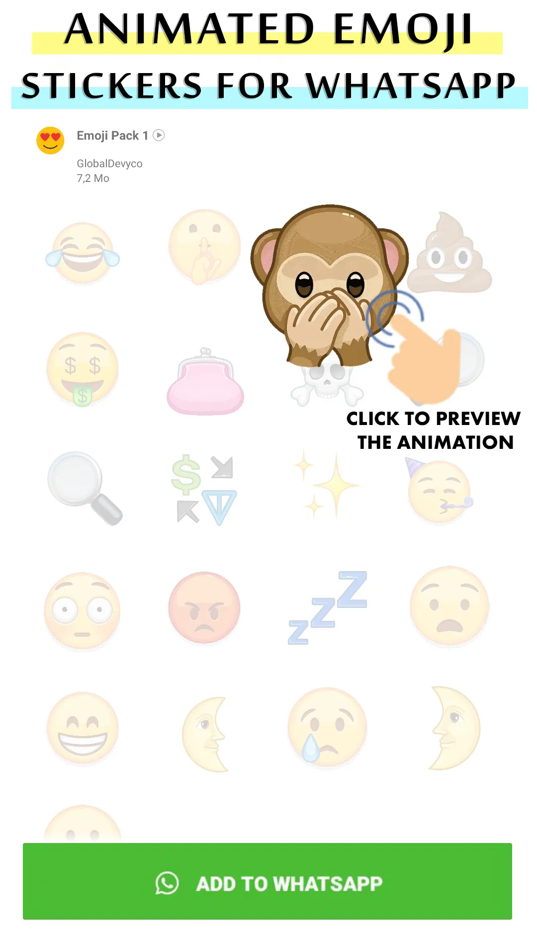 Animated Emoji Stickers 2022 | Indus Appstore | Screenshot