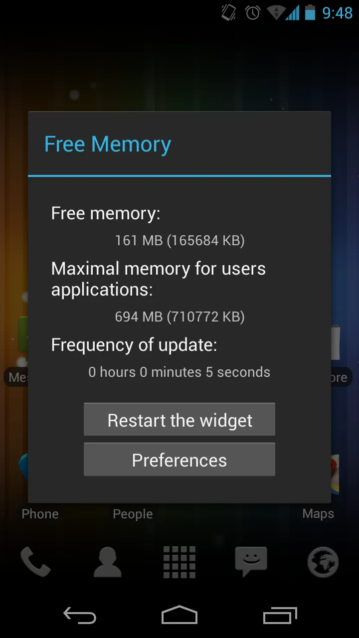 Free Memory (RAM Widget) | Indus Appstore | Screenshot