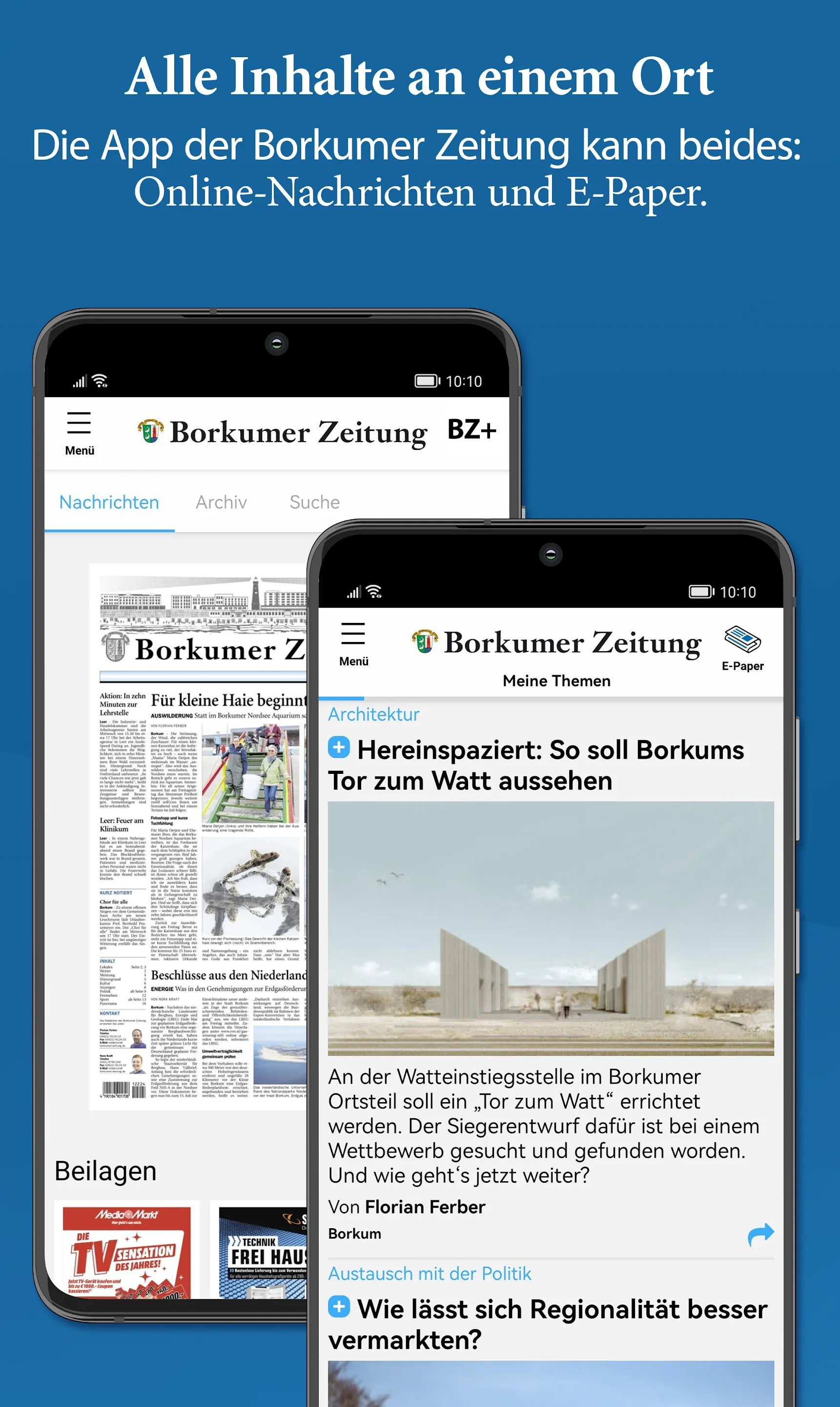 Borkumer Zeitung | Indus Appstore | Screenshot