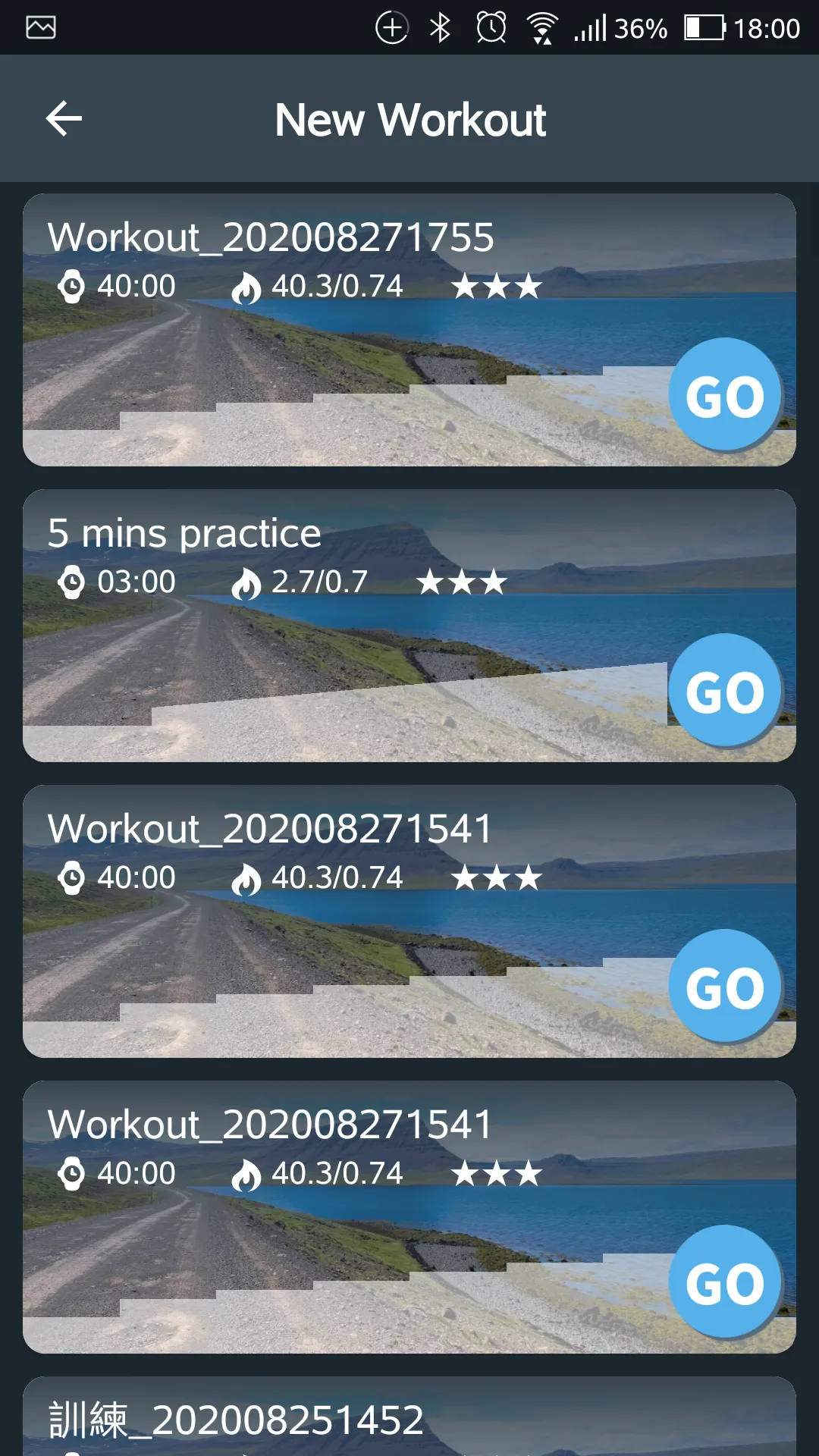 Xplova Workout Plus | Indus Appstore | Screenshot