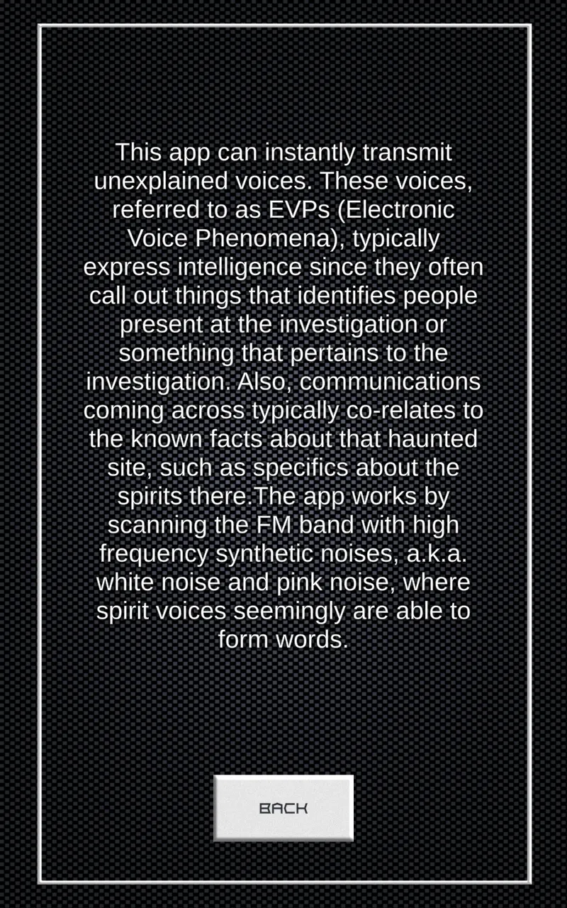 Spirit Box Ghost EVP Pro | Indus Appstore | Screenshot