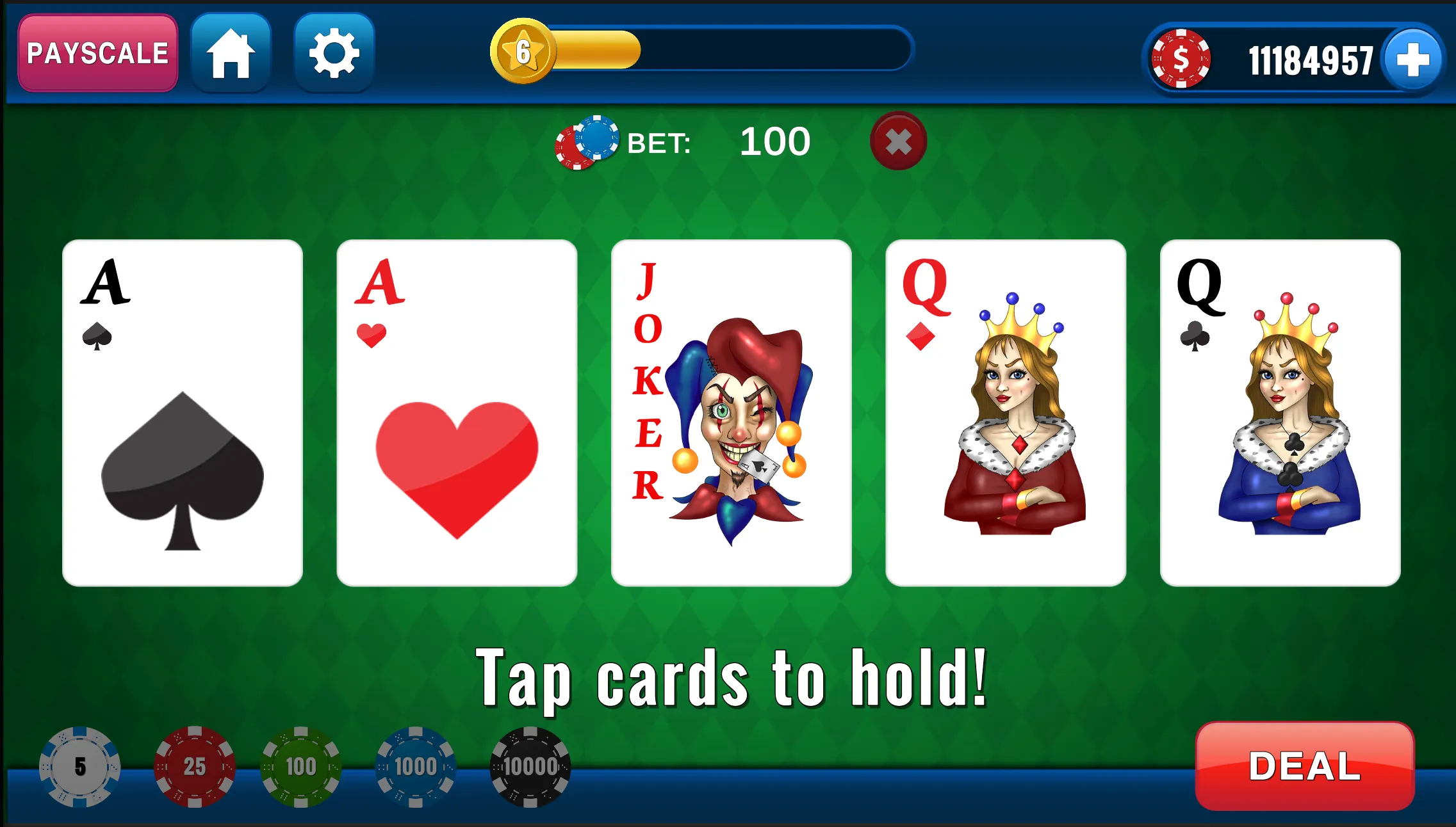 Casino Video Poker-Deuces Wild | Indus Appstore | Screenshot