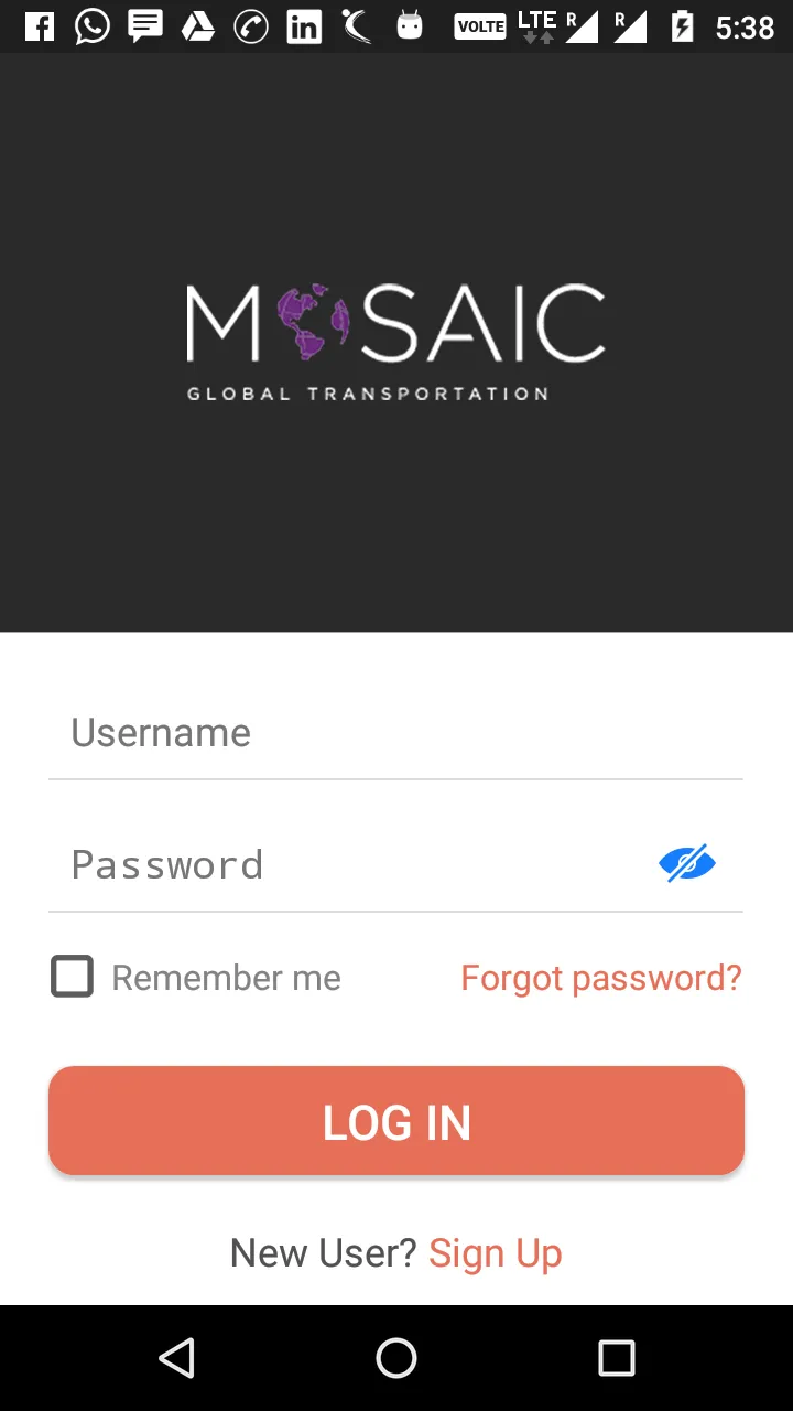 Mosaic Global Transportation | Indus Appstore | Screenshot