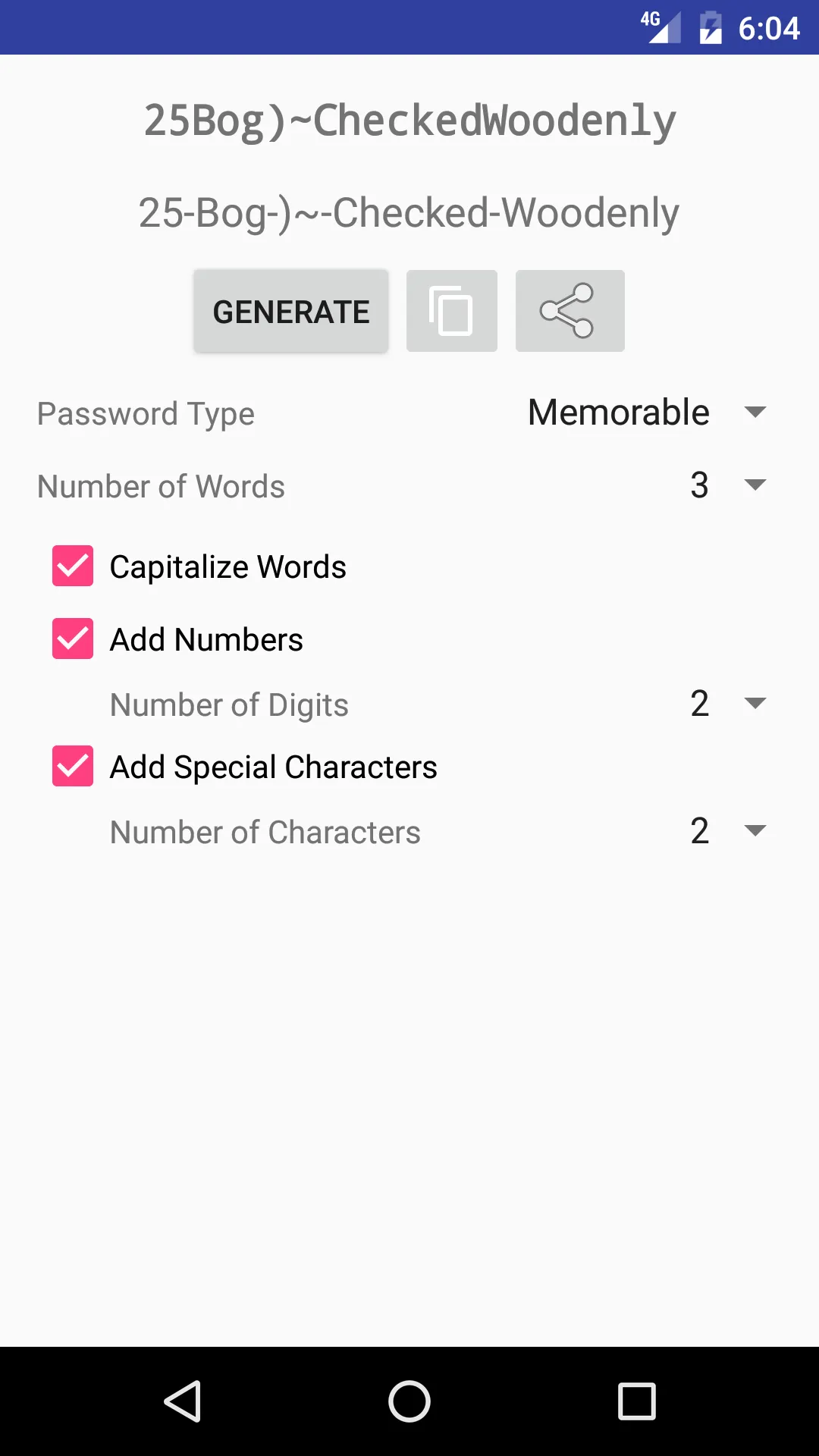 Advanced Password Generator | Indus Appstore | Screenshot