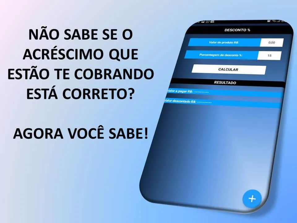 Desconto ou acréscimo | Indus Appstore | Screenshot