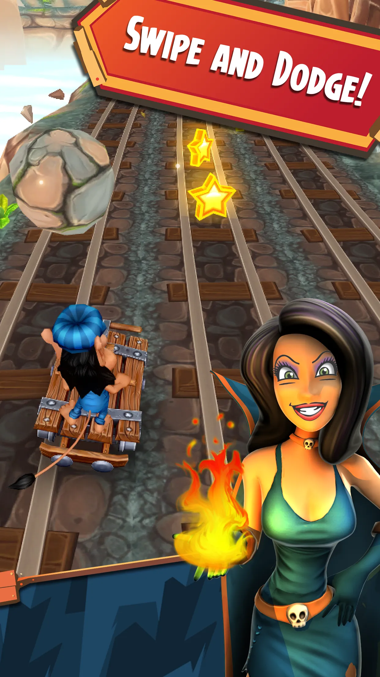 Hugo Troll Race 2: Rail Rush | Indus Appstore | Screenshot