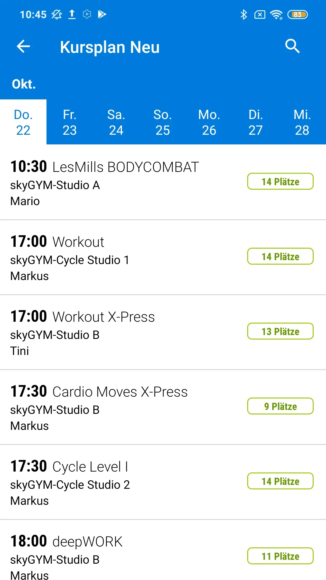 myFitApp | Indus Appstore | Screenshot