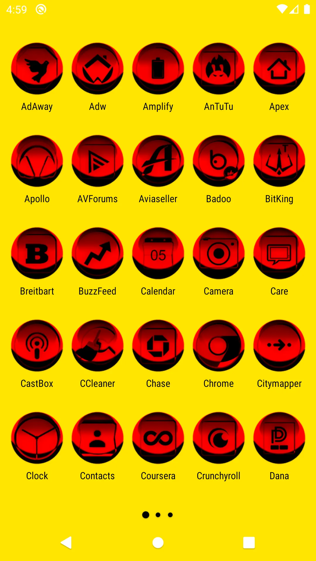 Red Icon Pack Style 3 | Indus Appstore | Screenshot