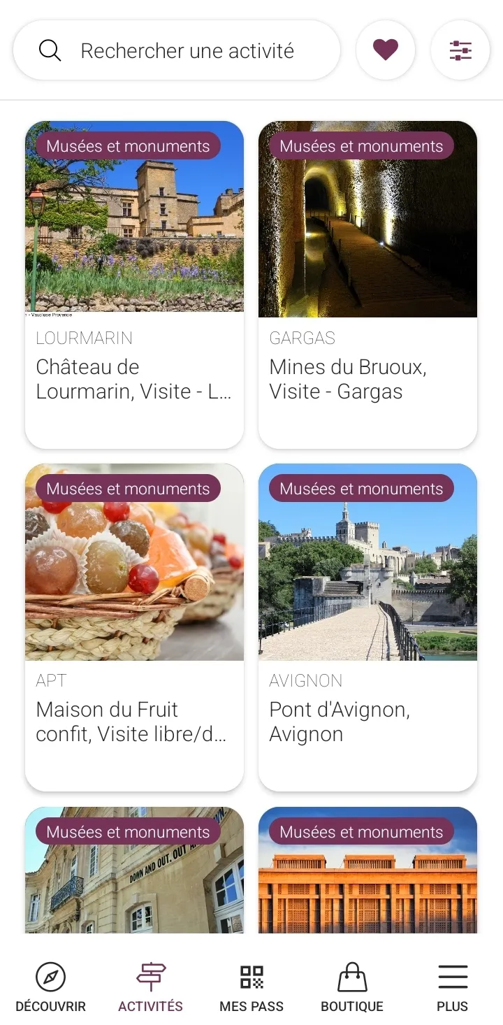 Vaucluse Provence Pass | Indus Appstore | Screenshot