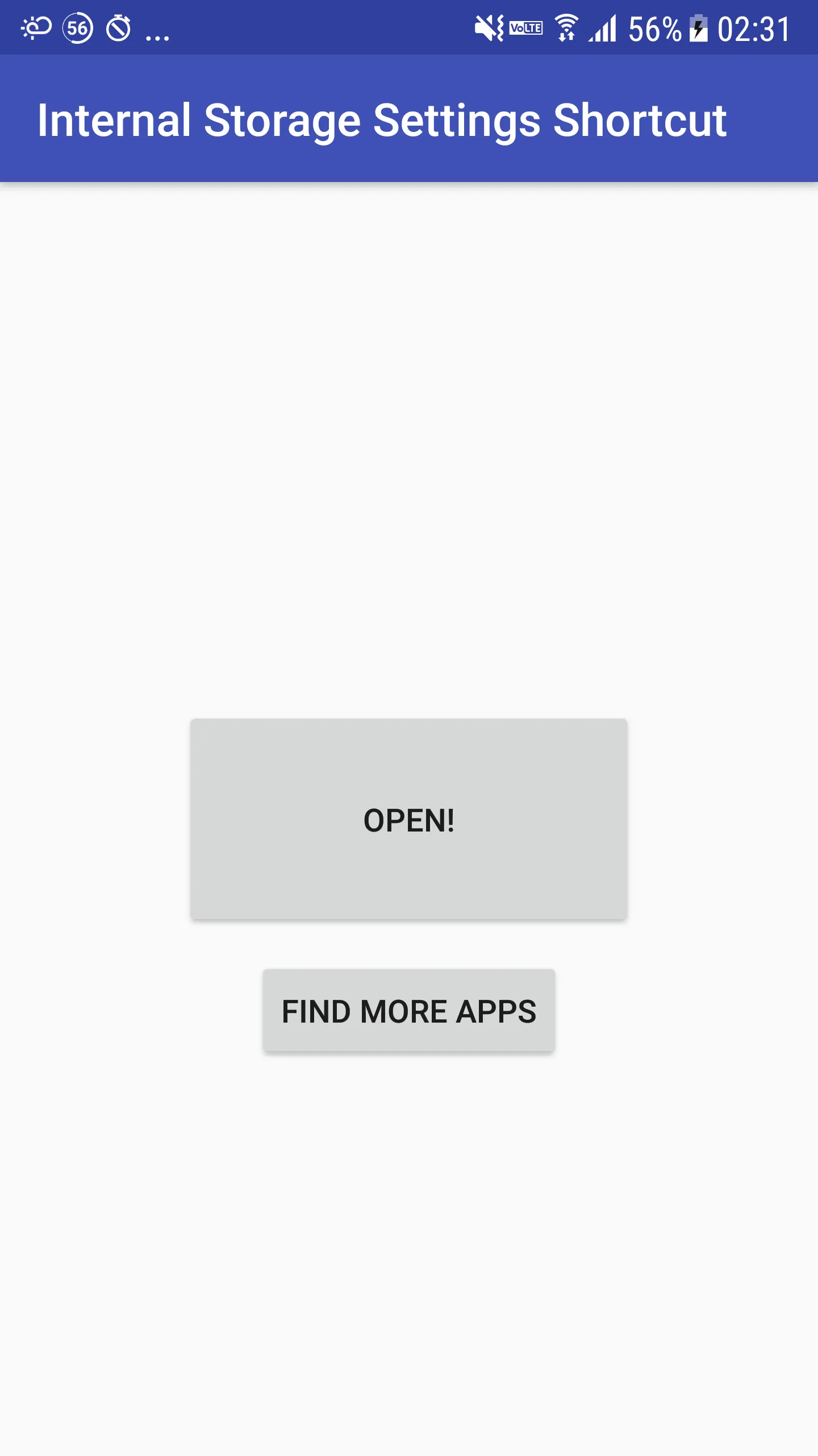 Internal Storage Shortcut | Indus Appstore | Screenshot