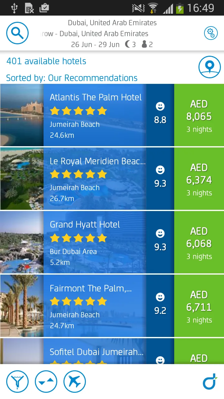 dnata Travel Holidays & Hotels | Indus Appstore | Screenshot