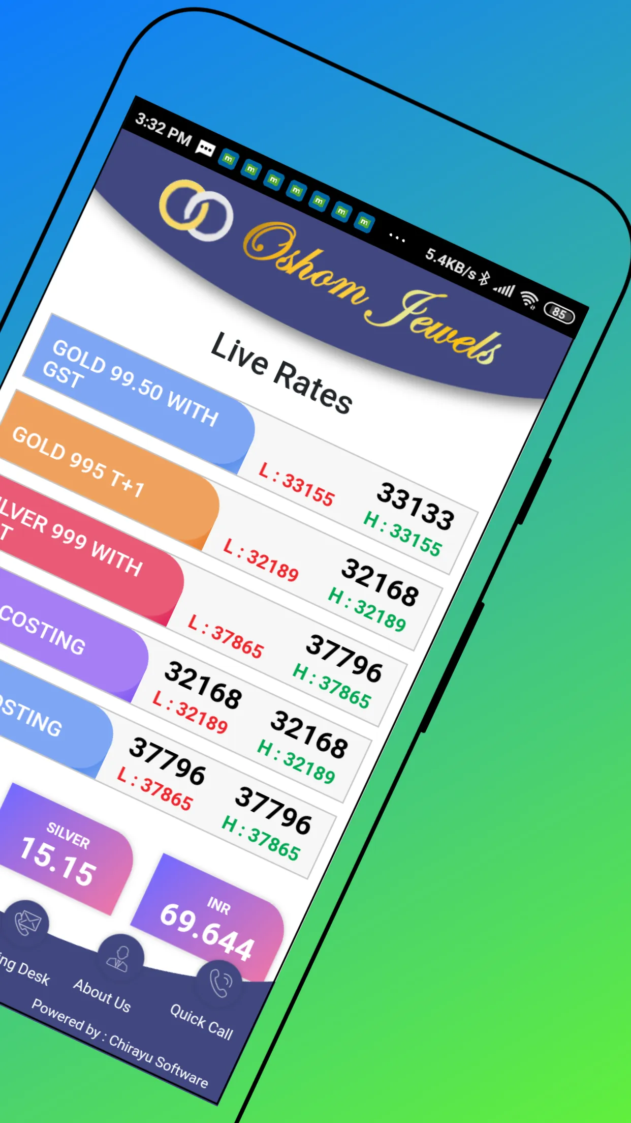 Oshom Jewels - Gold Bullion Li | Indus Appstore | Screenshot