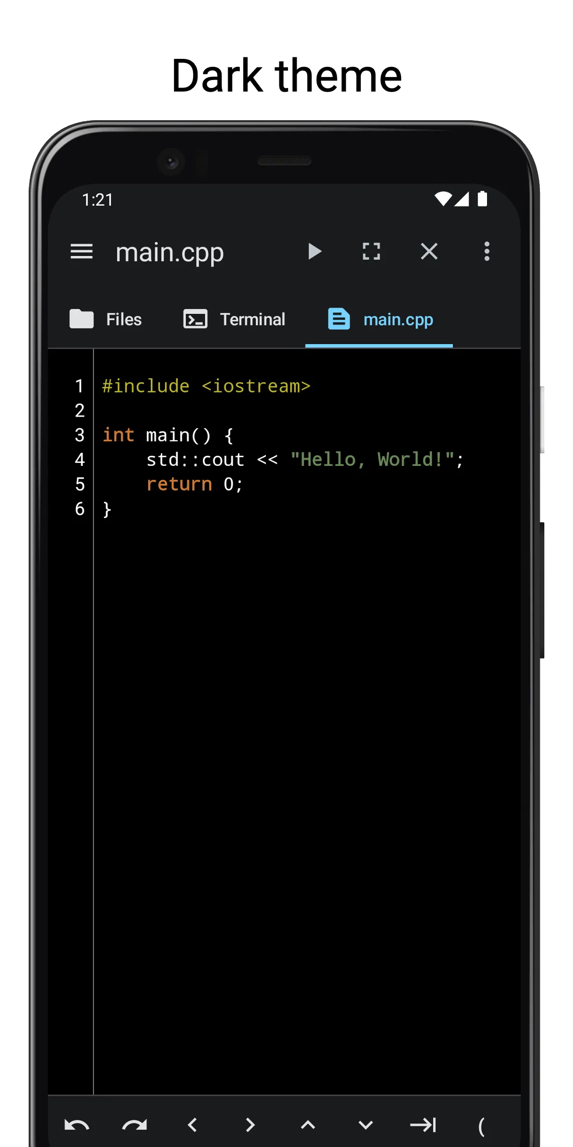 CxStudio - C/C++ IDE | Indus Appstore | Screenshot