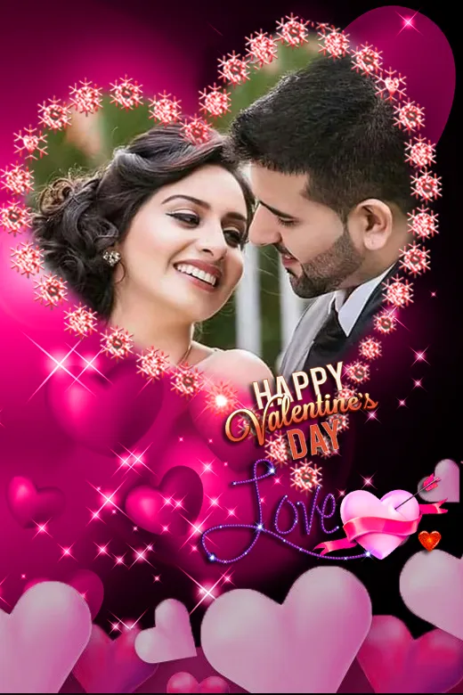 Valentine's Photo Frame 2024 | Indus Appstore | Screenshot