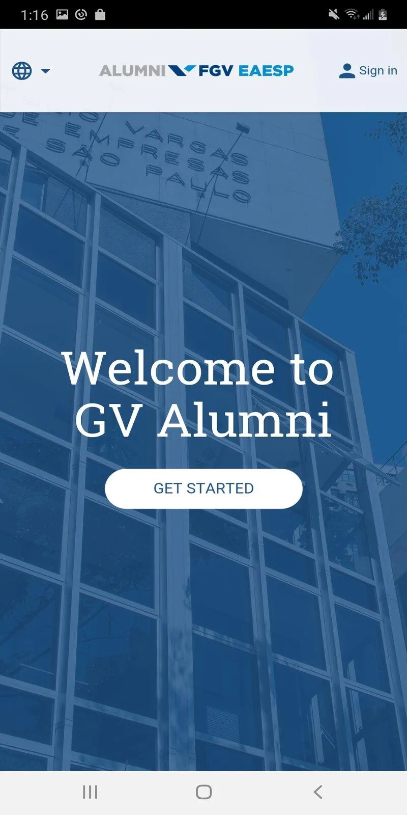 GV Alumni | Indus Appstore | Screenshot