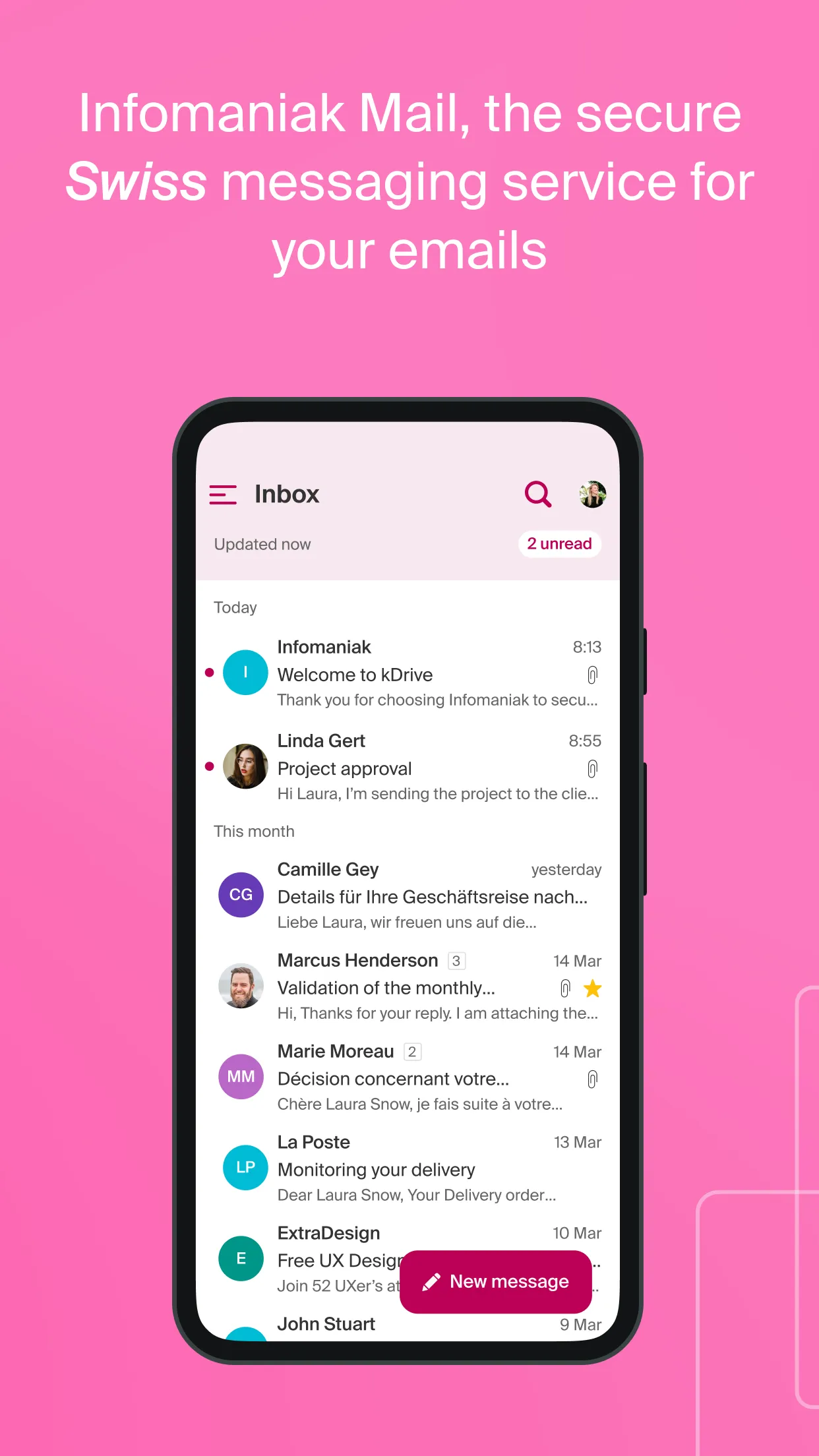 Infomaniak Mail | Indus Appstore | Screenshot