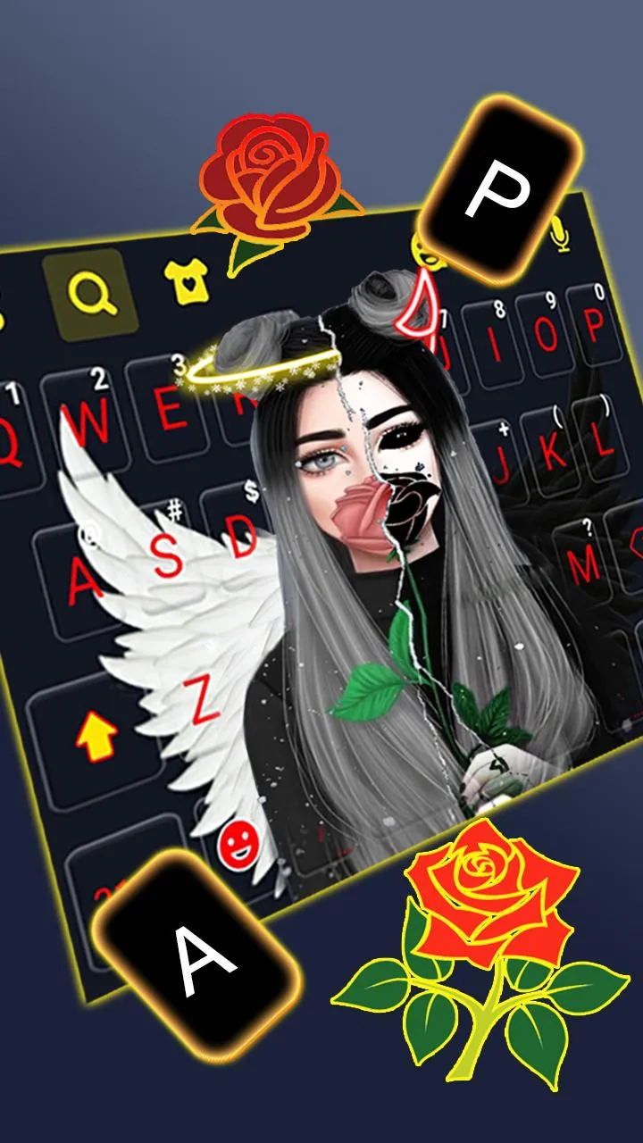 Angel Devil Keyboard | Indus Appstore | Screenshot