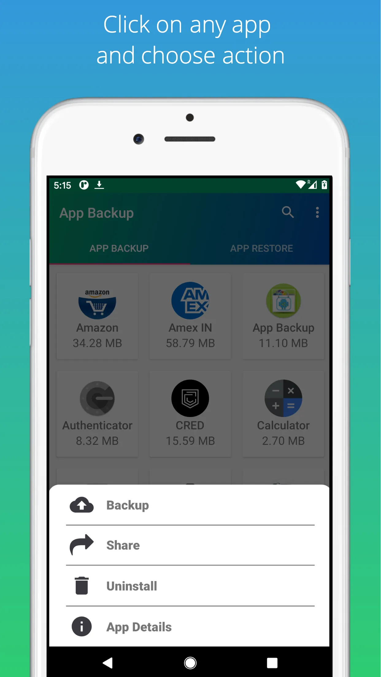 App Backup and Restore | Indus Appstore | Screenshot