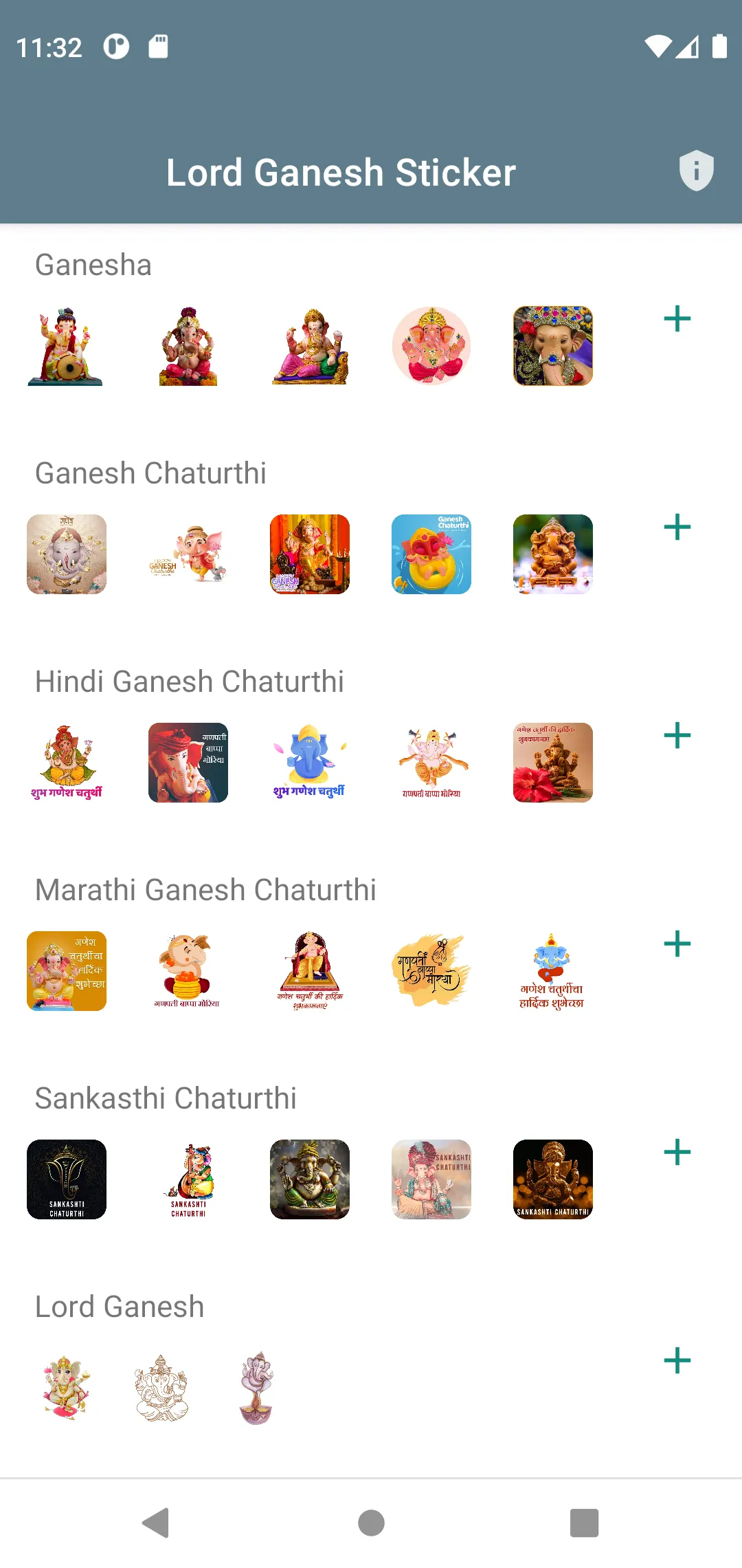 Lord Ganesh Sticker | Indus Appstore | Screenshot