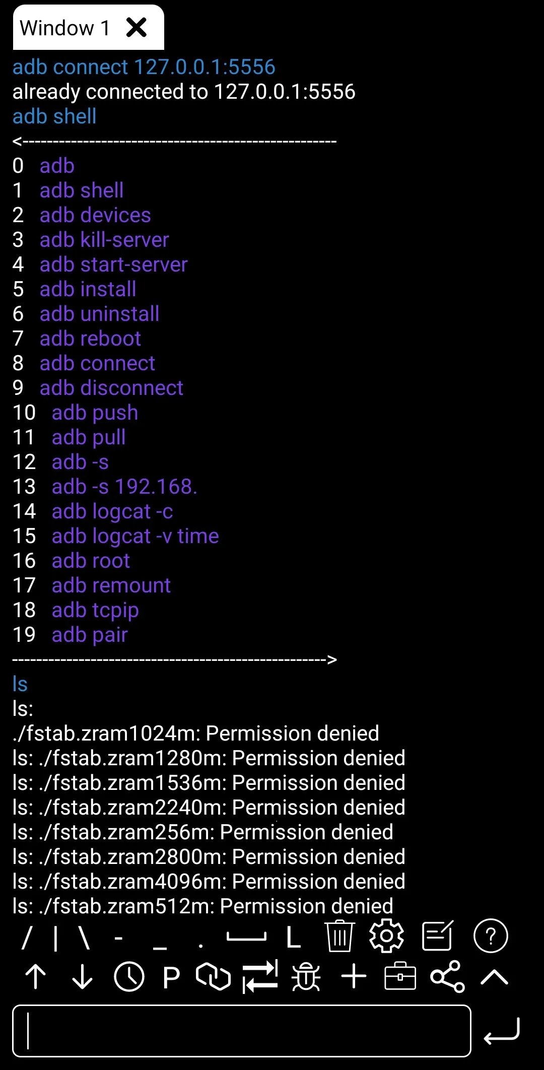 ADB Shell - Debug Toolbox | Indus Appstore | Screenshot