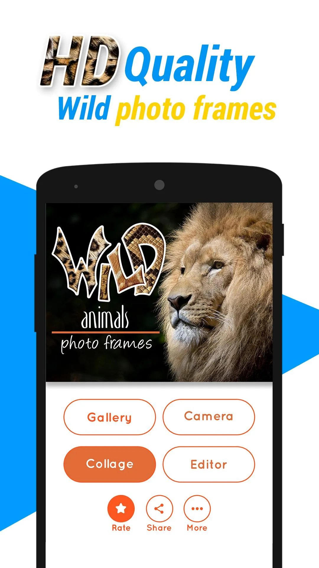 Wild Animal Photo Frame | Indus Appstore | Screenshot