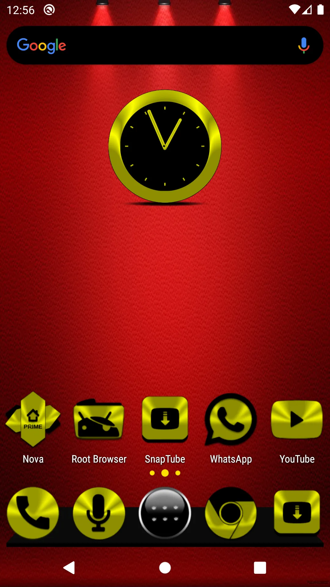 Yellow and Black Icon Pack | Indus Appstore | Screenshot