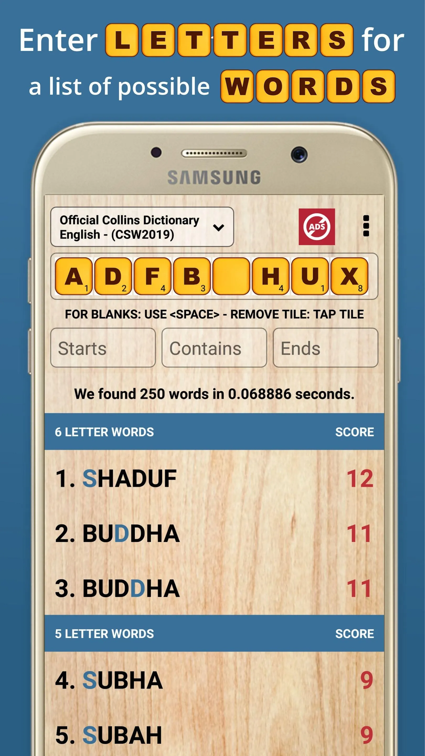 Scrabble & WWF Word Checker | Indus Appstore | Screenshot