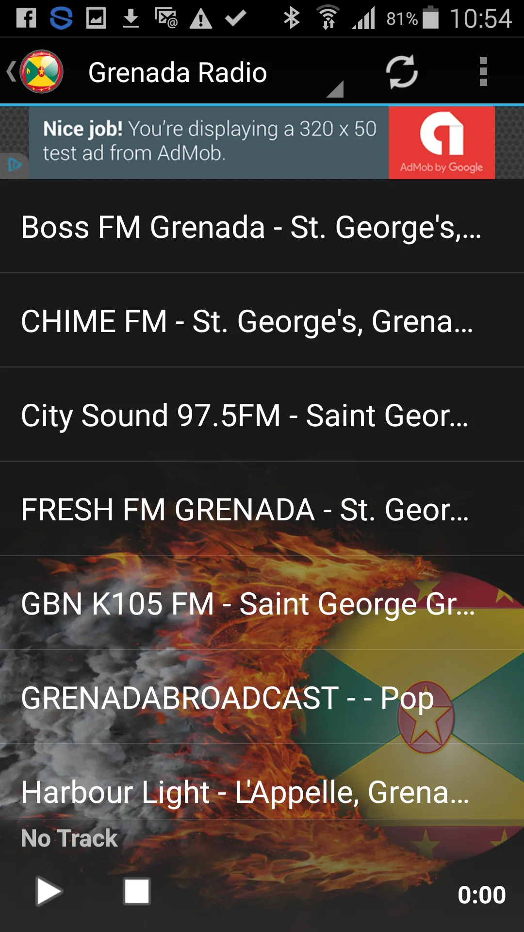 Grenada Radio Music & News | Indus Appstore | Screenshot