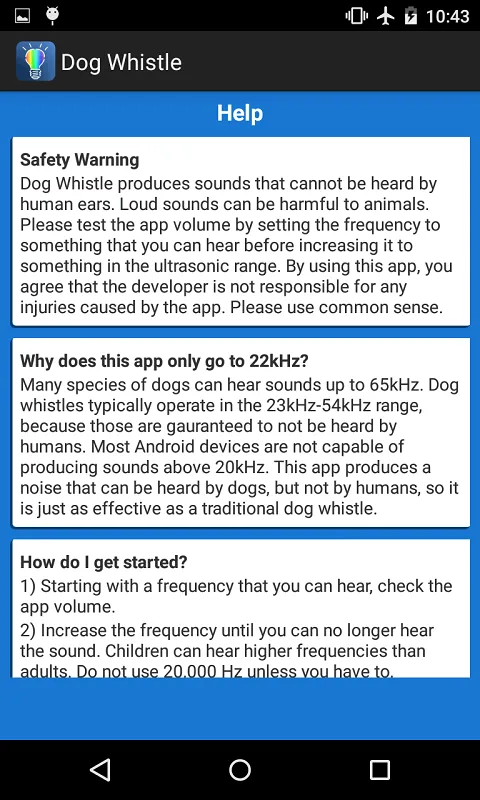 Dog Whistle | Indus Appstore | Screenshot