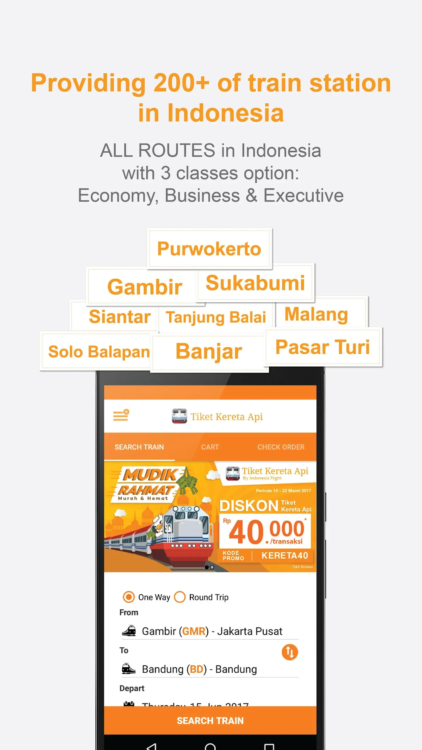 Tiket Kereta Api - Tiket KAI | Indus Appstore | Screenshot