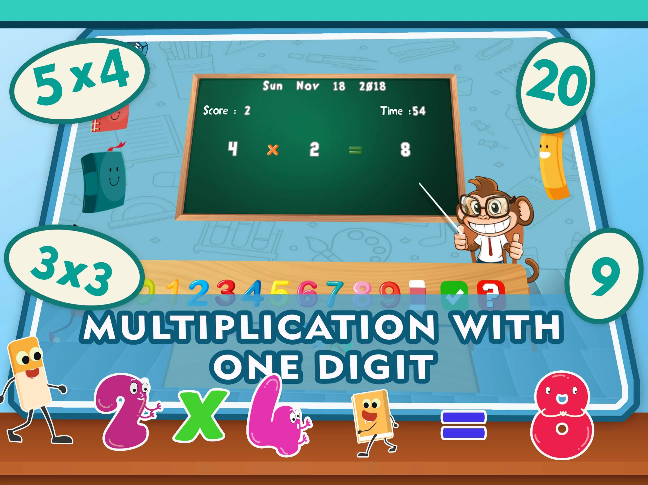 Math Multiplication Quiz Games | Indus Appstore | Screenshot