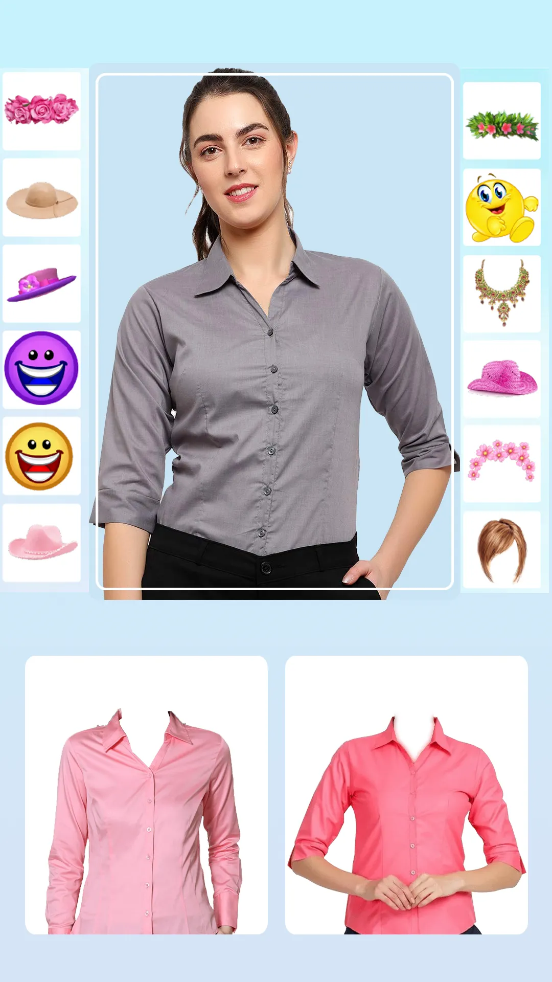 Women Formal Shirt PhotoEditor | Indus Appstore | Screenshot