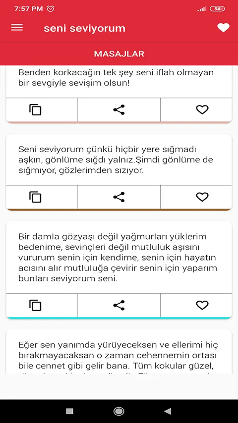 seni seviyorum SMS | Indus Appstore | Screenshot