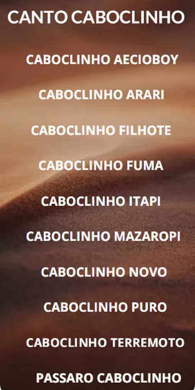 Canto Caboclinho | Indus Appstore | Screenshot