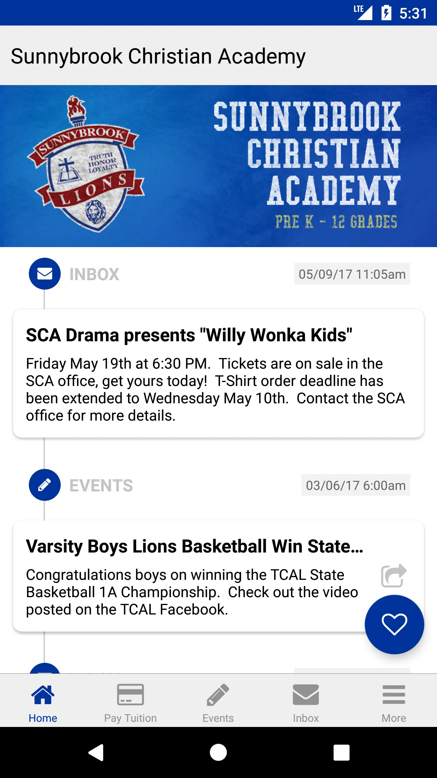 Sunnybrook Christian Academy | Indus Appstore | Screenshot