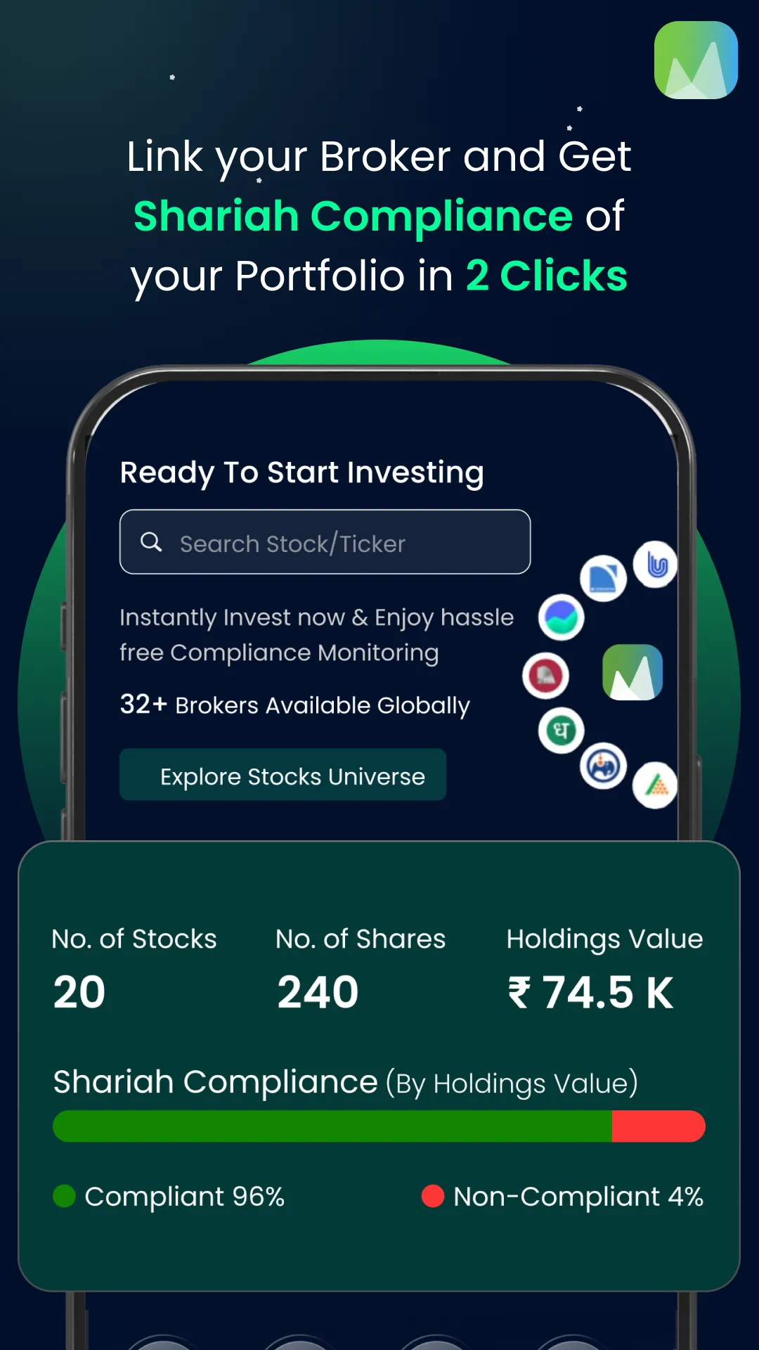 Islamicly: Halal Stocks & Gold | Indus Appstore | Screenshot