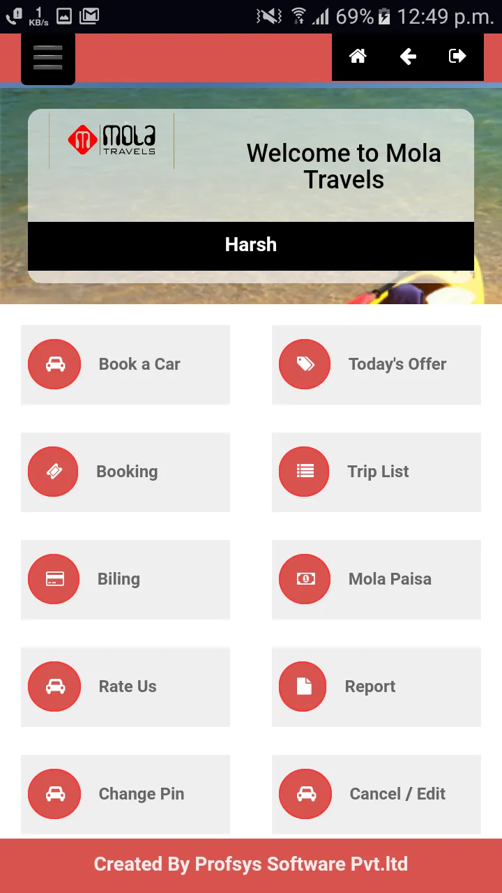 MOLA TRAVELS | Indus Appstore | Screenshot