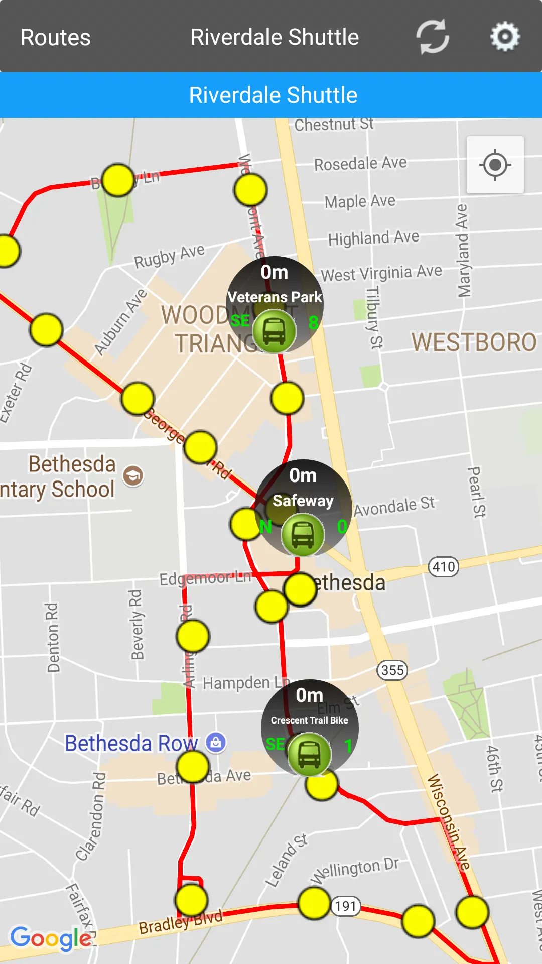 Riverdale Park Station Shuttle | Indus Appstore | Screenshot