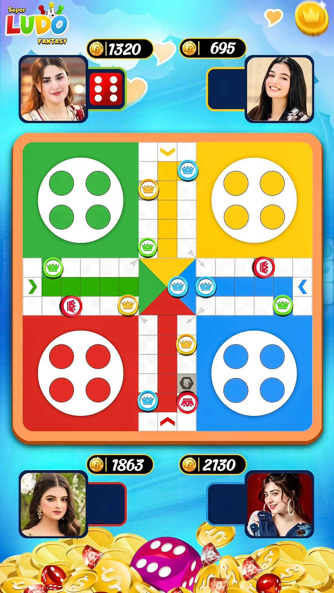 Super Ludo Multiplayer Fantasy | Indus Appstore | Screenshot